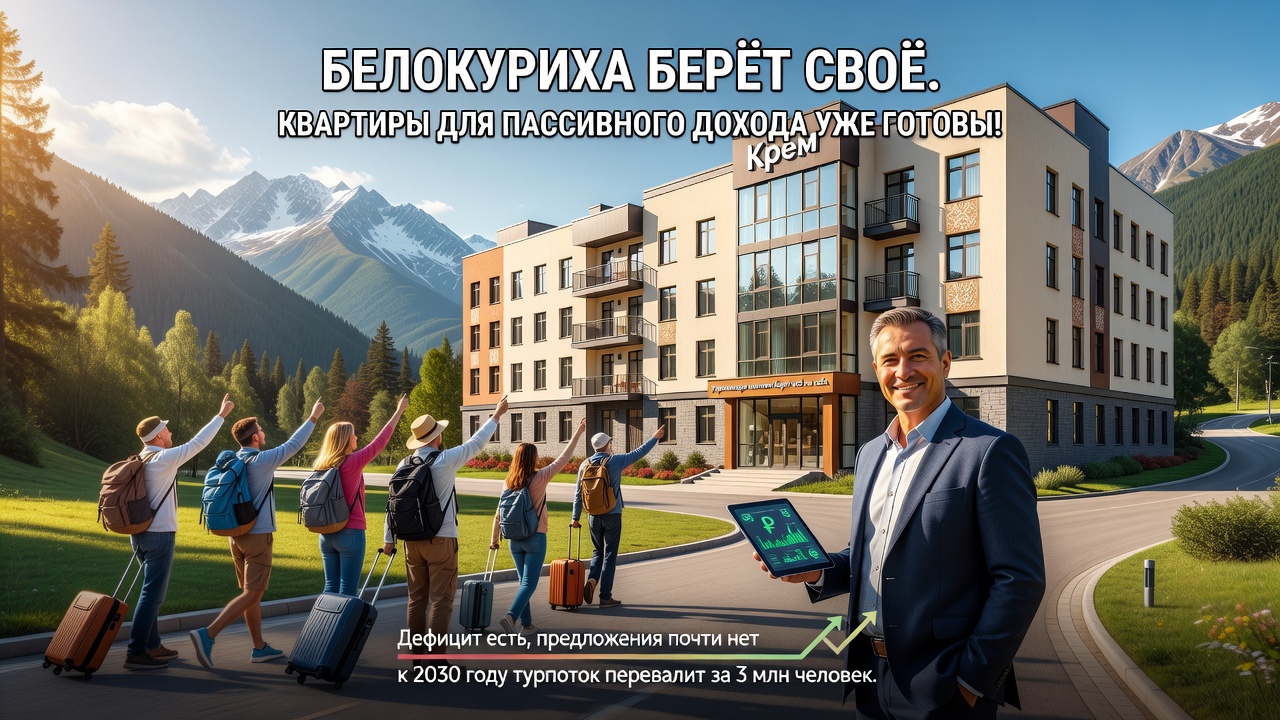 Белокуриха берёт своё. Квартиры для пассивного дохода уже готовы!